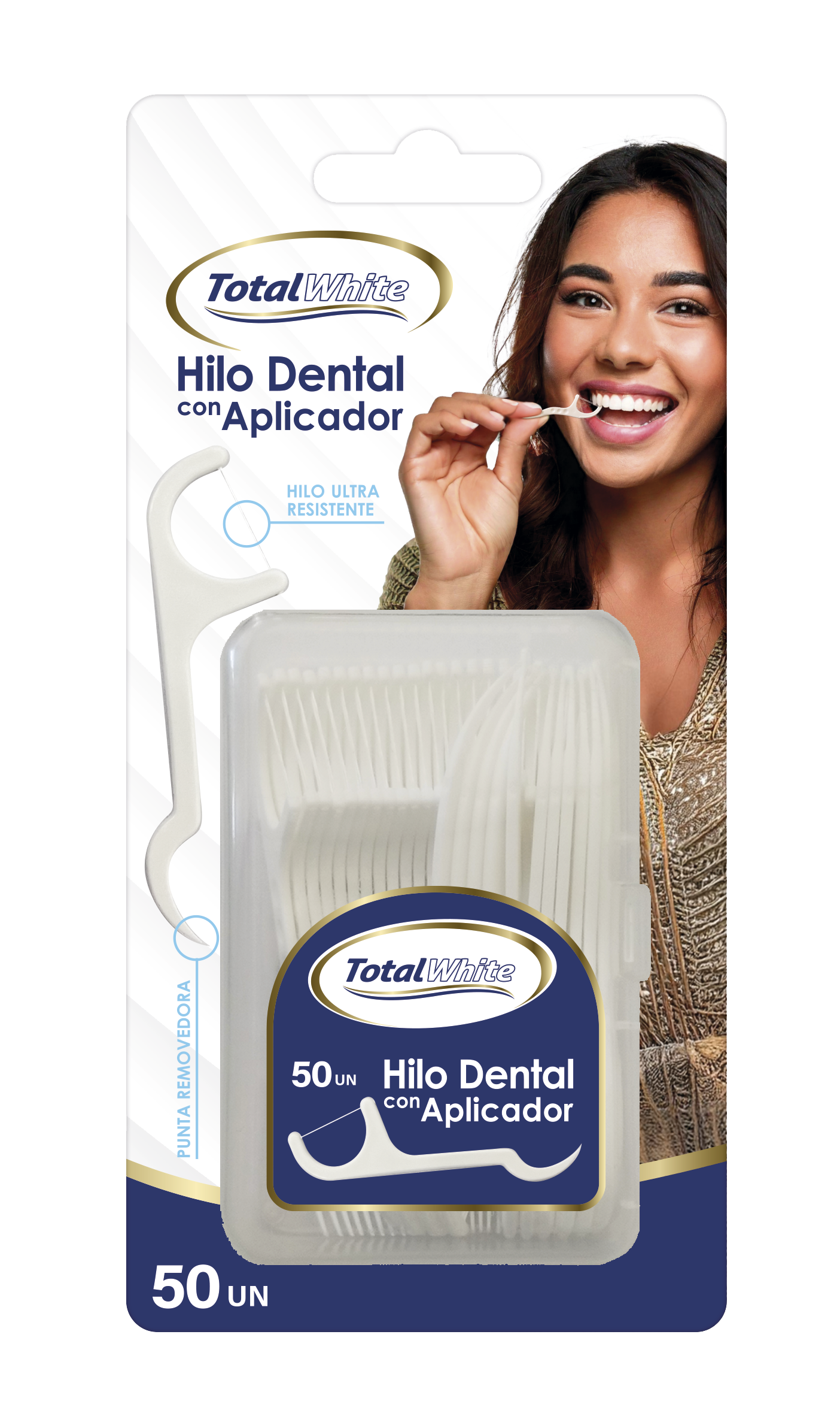 Hilo Dental con Aplicador 50 unidades