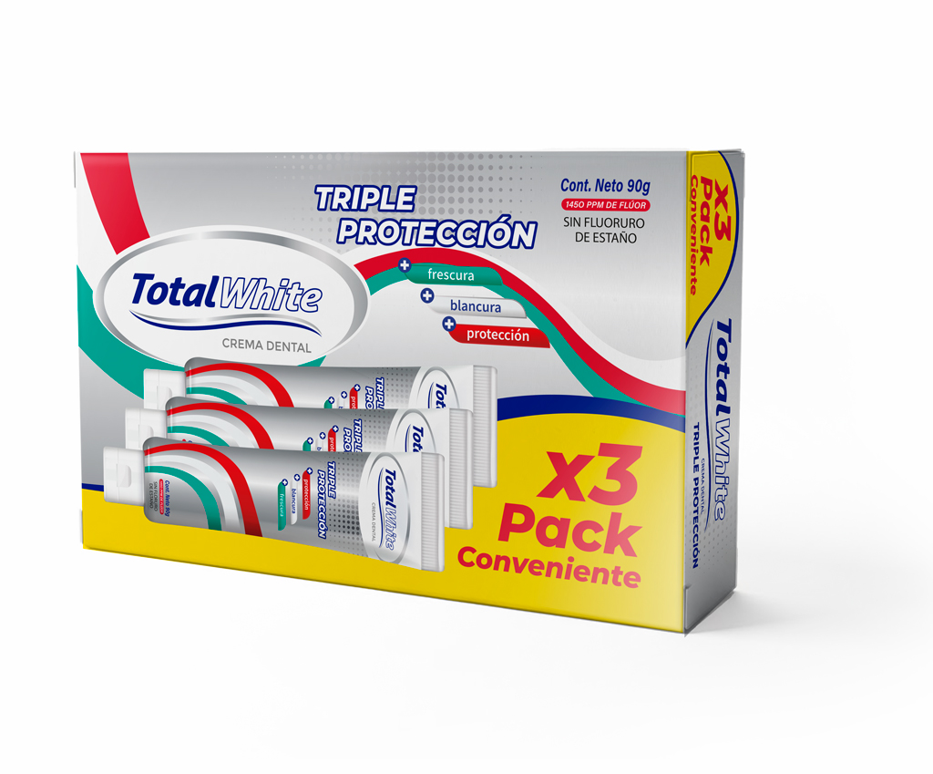 Triple Protección · Pack 3 × 90 g